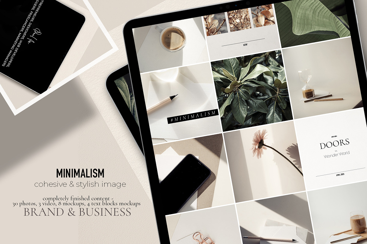 Minimalism. Feed №5, a Social Media Template by OntheMoon (Photo 3 of 10)