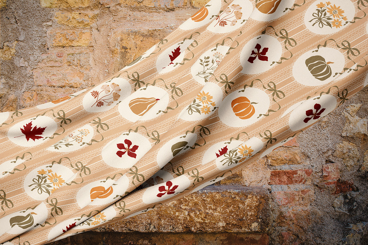 Autumn lace patterns Vector, a Pattern Graphic by Tani Kuzminka (Photo 24 of 24)