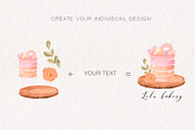 Boho Cakes Watercolor Set, an Illustration by Art Dari Autumn (Thumbnail 8 of 13)