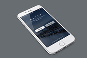 Elite Mobile App Login, an iPhone Mockup by Isma Shop (Thumbnail 1 of 4)