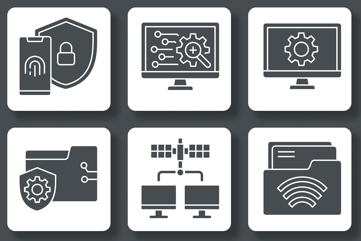 Technology and Digitalization Icons, an Icon by Tekuni (Photo 5 of 12)