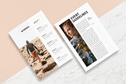 Clara - 08 Page - A4/A5/Letter, a Brochure Template by CorgiAstronaut (Thumbnail 4 of 6)