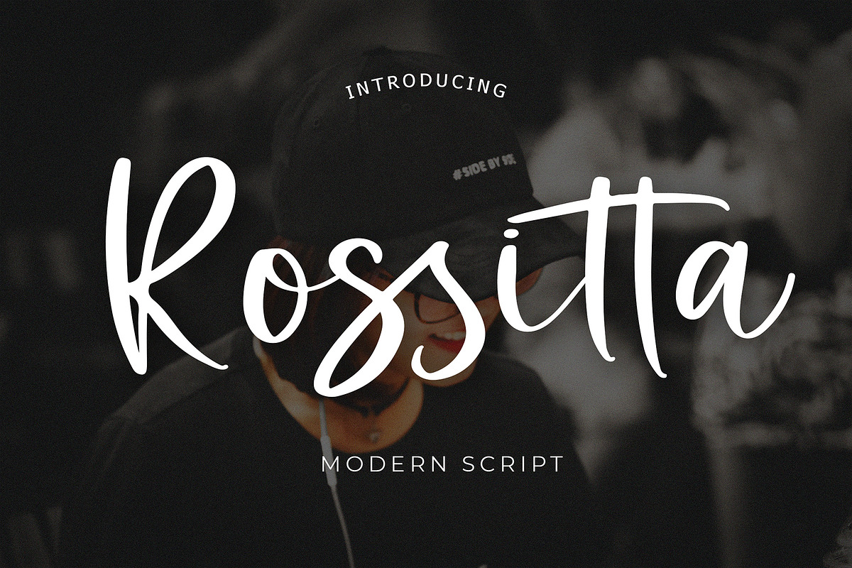 Rossitta Modern Script Font, a Script Font by Giant Design (Photo 1 of 10)