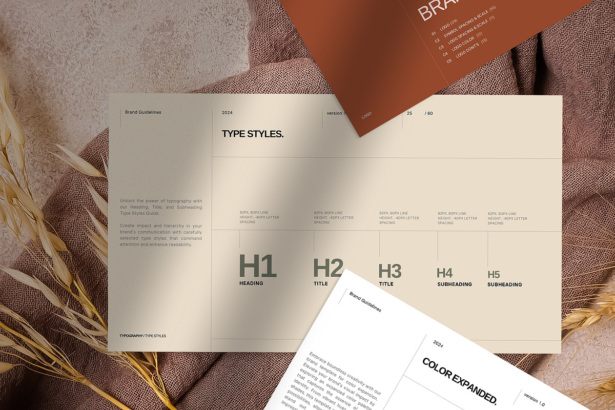 Brand Style Guide, a Branding & Logo Template by Prapti Design (Photo 5 of 12)
