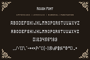 Golder Western - Typeface Font