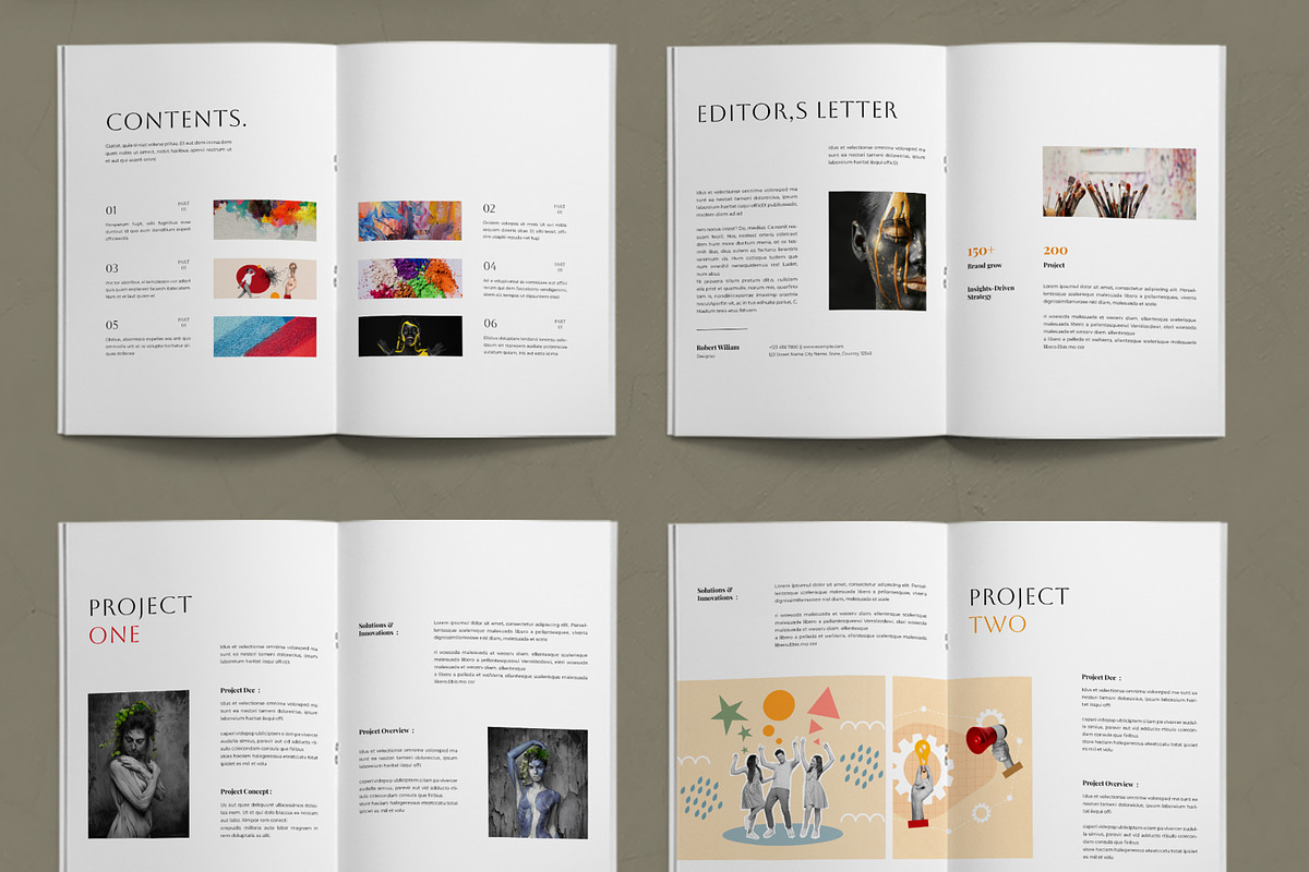 Clip Art Book Template, a Magazine Template by ContestDesign (Photo 2 of 3)