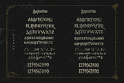 Brighton Typeface & Ornaments, a Font by Fortunes Co (Thumbnail 4 of 7)