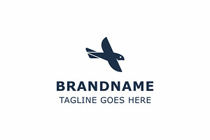 Letter A Flying Bird Logo, a Branding & Logo Template by Pray Art Design Studio