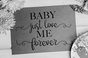 Sweety Amour Calligraphy Font, a Script Font by LetterJos (Thumbnail 7 of 8)