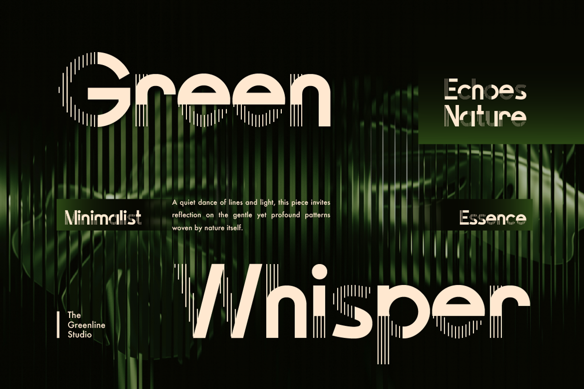 Linetical, a Sans Serif Font by Burntilldead (Photo 3 of 12)