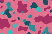 Pink and blue Camouflage Seamless Re, a Pattern Graphic by Sharon Schwalbe (Thumbnail 3 of 4)