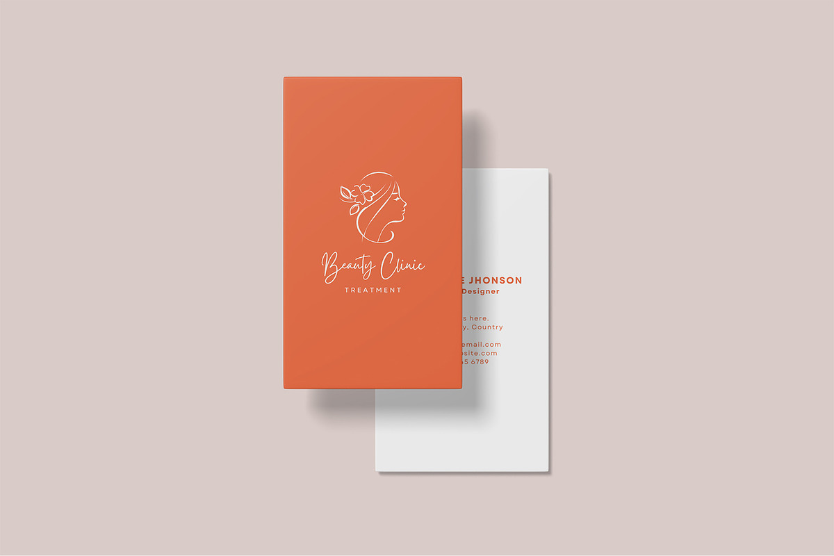 Vertical Business Card Mockups, a Business Card Template by Graphic Aesthetic (Photo 10 of 22)
