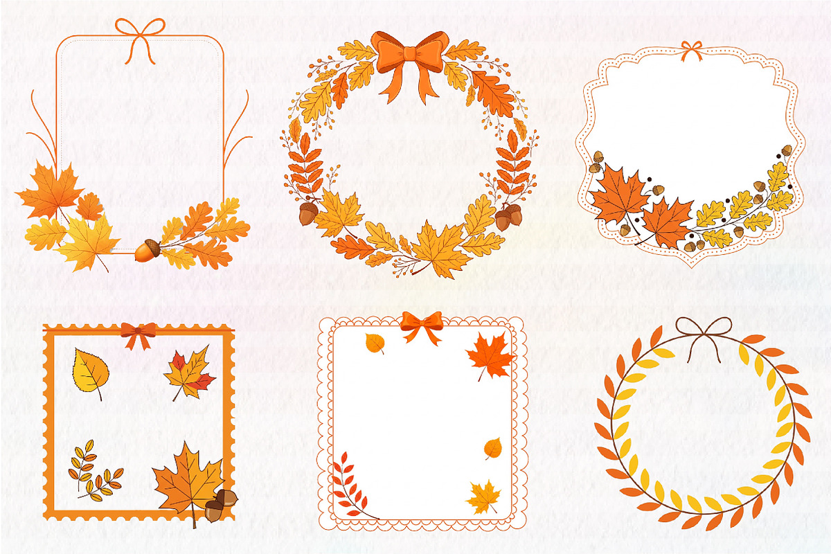 Coquette Fall Autumn Halloween Frame, an Illustration by CreationArt (Photo 4 of 5)