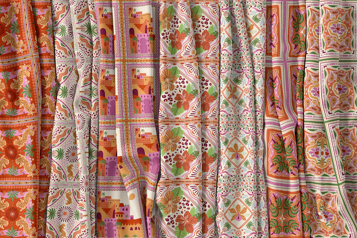 Tropical tile patterns, a Pattern Graphic by Tani Kuzminka (Photo 24 of 27)