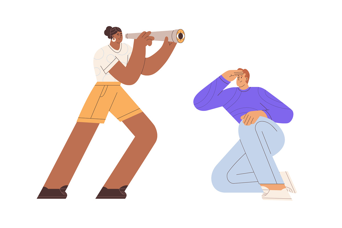 HR recruiters searching concept, a Person Illustration by Good Studio (Photo 2 of 3)