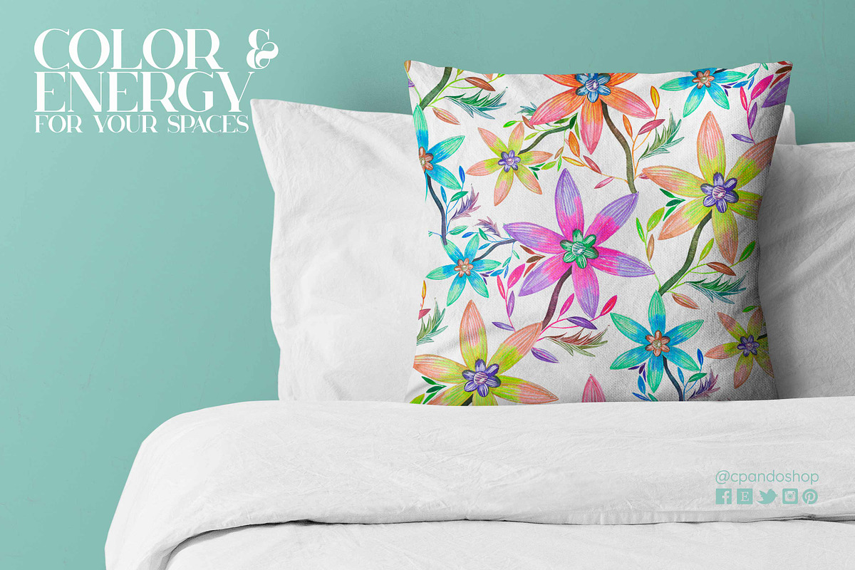 OTOMI mexican flowers animals BUNDLE, an Animal Illustration by CpandoShop (Photo 3 of 9)
