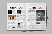 Newspaper Layout Template, a Magazine Template by MightyDesign (Thumbnail 5 of 8)