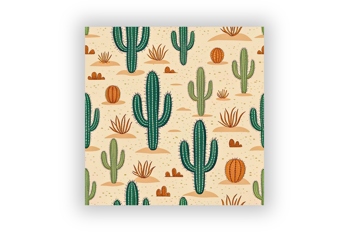 Desert Dreams Seamless Pattern
