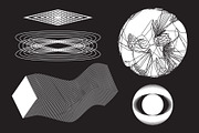 100+ Abstract Vector Shapes, a Background Graphic by Vanzyst (Thumbnail 8 of 17)