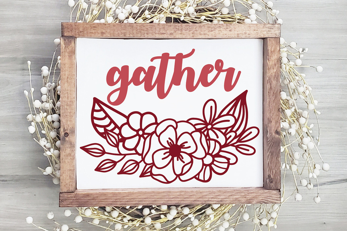 Floral Bouquet SVG Bundle, an Illustration by OldMarket Designs (Photo 4 of 8)