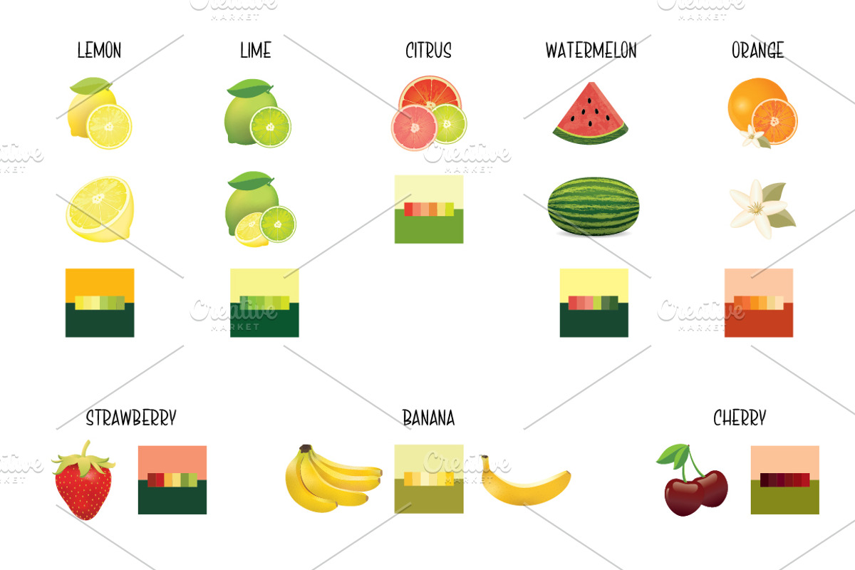 Fruit Stand: Vector Illustrations, a Graphic by Dandylyon Designs (Photo 4 of 9)