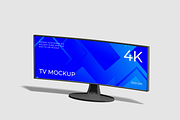 TV Mockup, a Product Mockup by Bartama Graphic (Thumbnail 3 of 3)