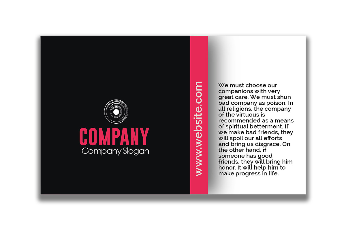 Company Business Card & Letterhead, a Business Card Template by designerzDukan (Photo 3 of 3)