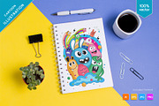 Cheerful company of monsters 03., an Animal Illustration by KENO Mascots (Thumbnail 4 of 6)