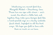 Marigold Market + Strawberry Jane, a Handwritten Font by Bruised Goods (Thumbnail 7 of 13)