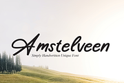 Amstelveen | Script Font, a Script Font by Scratchones (Thumbnail 1 of 8)