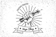 Vintage Emblem Pack  for Vape Shop, a Person Illustration by Vector Market (Thumbnail 1 of 7)