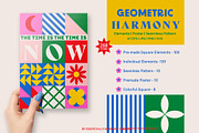 Bright Geometric Pattern & Shapes, an Object Graphic by Essentially Nomadic (Thumbnail 2 of 12)