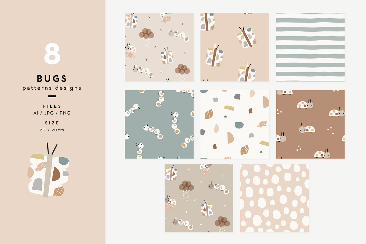 Bugs collection, a Pattern Graphic by Muriel Petitpattern (Photo 2 of 9)