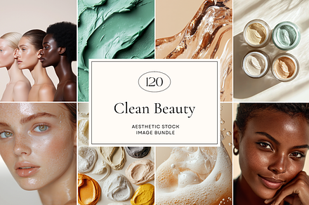 120 Clean Beauty Stock Images, a Beauty & Fashion Photo by Spinsugar Graphics