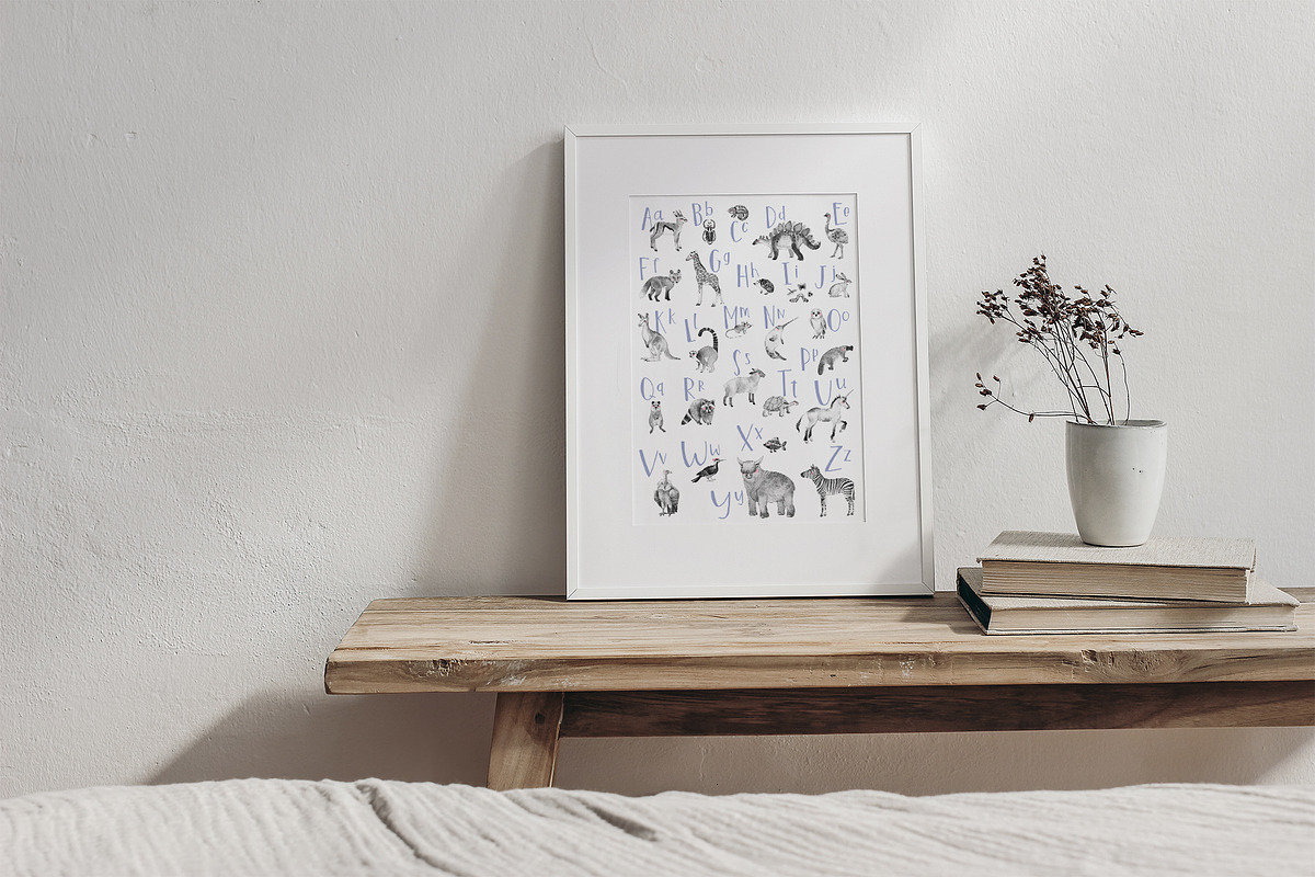 Animal ABC. Alphabet cards, an Animal Illustration by Natali Smolova (Photo 8 of 11)