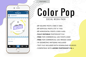 COLOR POP Social Media Pack