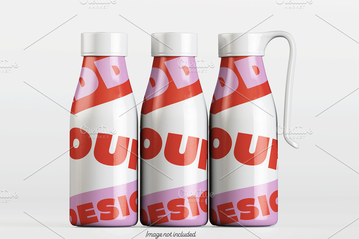 Water bottle mockup bundles, a Cups & Container Mockup by Ambo Ampeng (Photo 25 of 32)