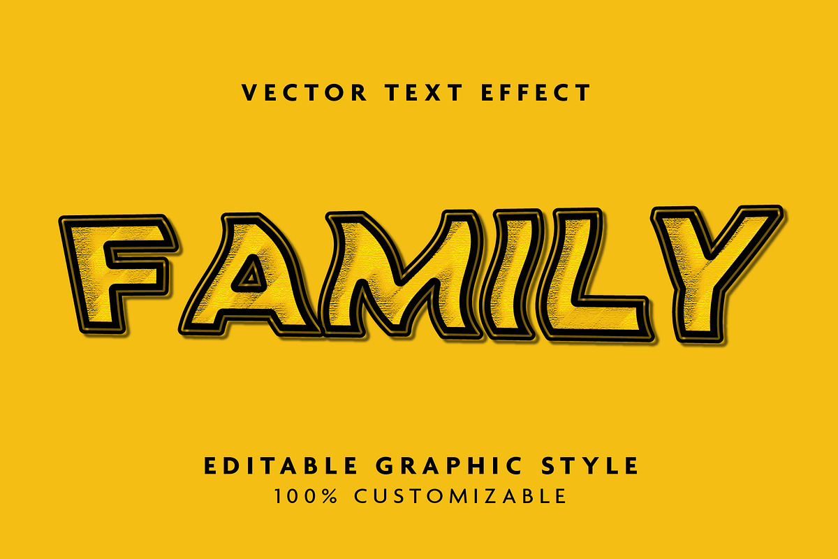 Bold Wavy Distorted Text Effect