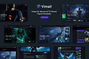Vimall Website Movies & TV Shows, a Wireframe Template by No.13 (Thumbnail 2 of 8)