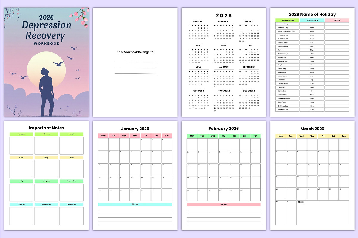 2026 Depression Recovery Workbook