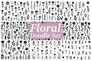 Blooming Botanical Sketch Set, an Illustration by hafijul