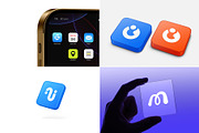 Premium App Icon Mockup Bundle, an iPhone Mockup by graphypix (Thumbnail 2 of 14)