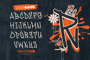 Famous Bomber Graffiti Mix Font