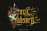 Burn Till Black Typeface, a Blackletter Font by alit design (Thumbnail 4 of 20)