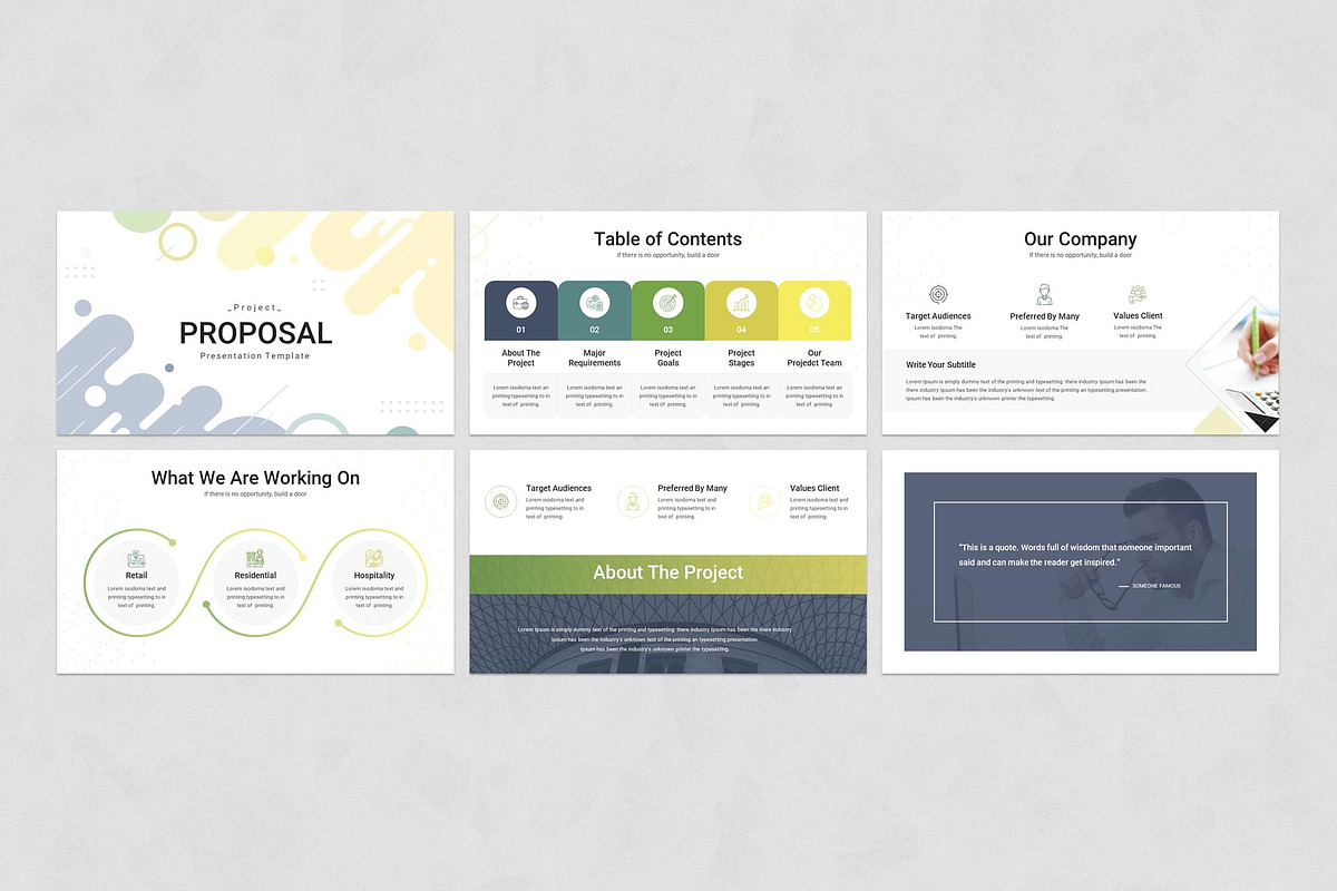 Project Proposal Presentation, a Presentation Template by TemplatesForest