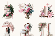 Wedding Clipart Bundle, a Person Illustration by BusyDaydesign (Thumbnail 5 of 9)