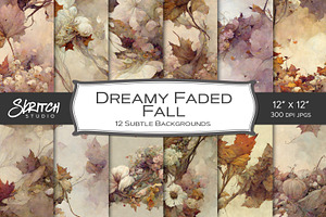 Dreamy Faded Fall Backgrounds