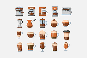 Coffee Vector Icon Pack