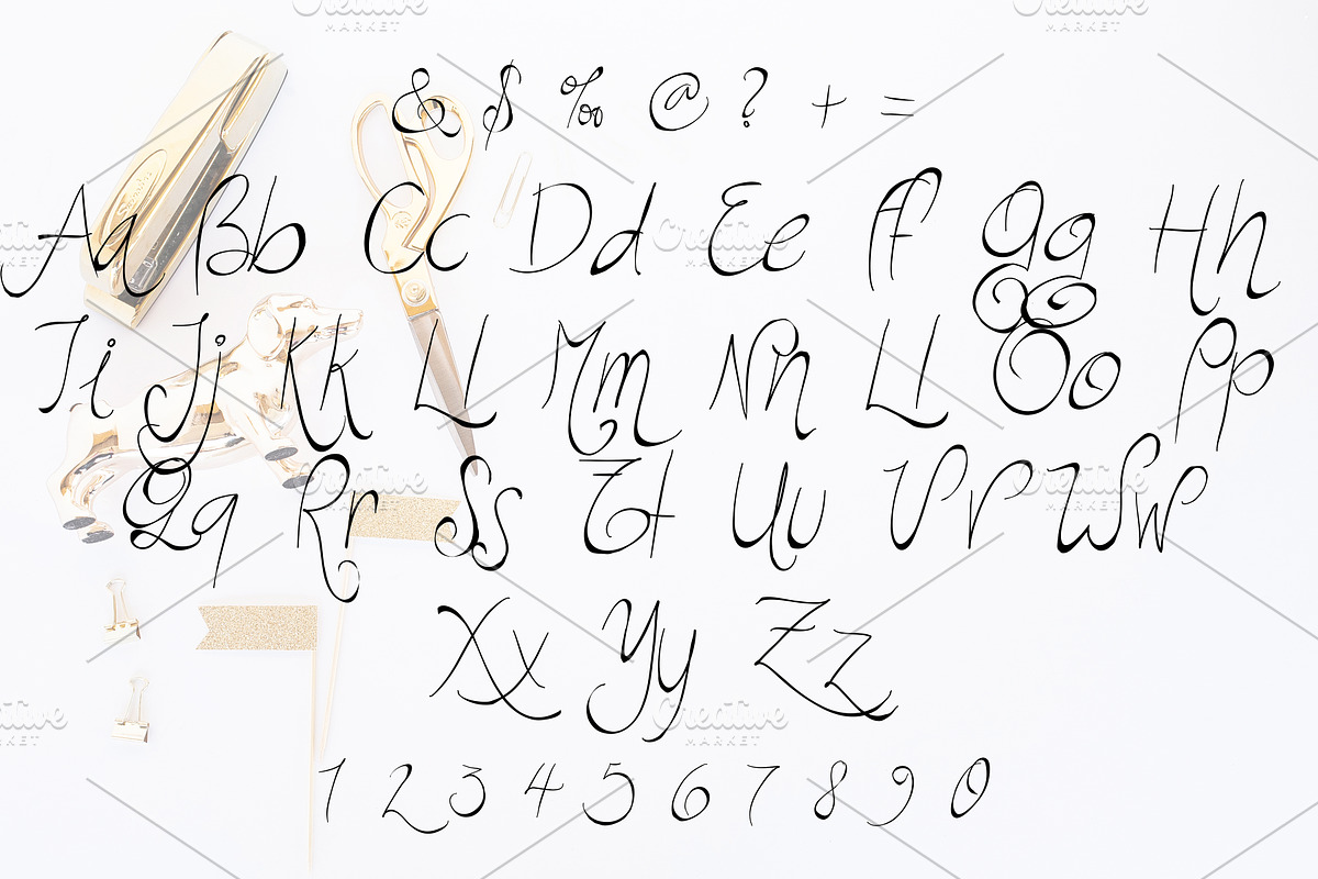 SKETCHBOOK Hand Lettered Font preview 3