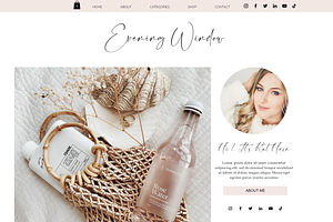 Wix Blogger Website Template